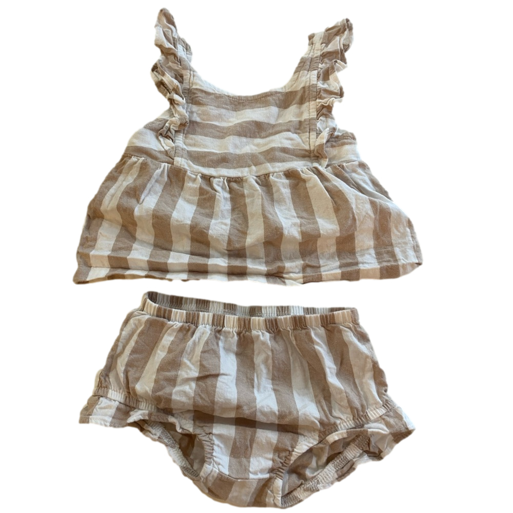 Carters 2 piece 6 month baby girl dress and bloomer set.